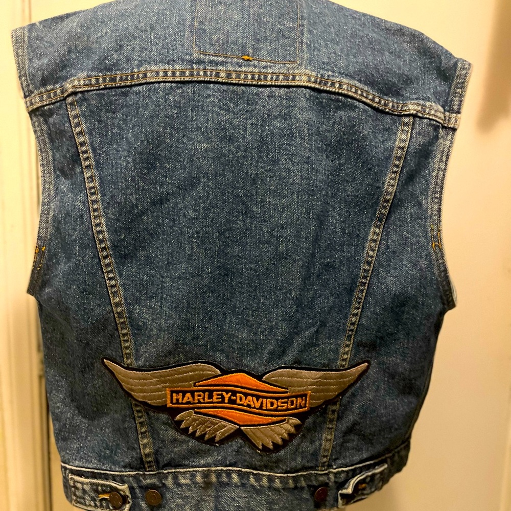 Levi Strauss & Co jean Harley Davidson Vest